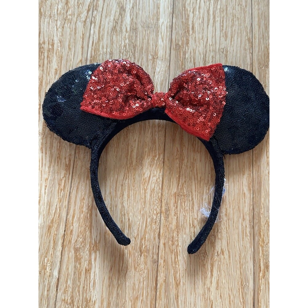 Disney Parks Black Minnie Mouse Ears Headband Hair Band